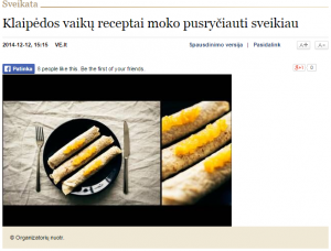 SVEIKI PUSRYČIAI