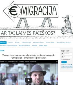 anglų konkursas